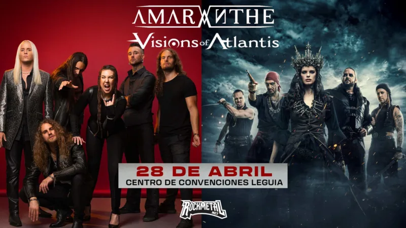 Amaranthe se presentará por primera vez en Lima junto a Visions of Atlantis