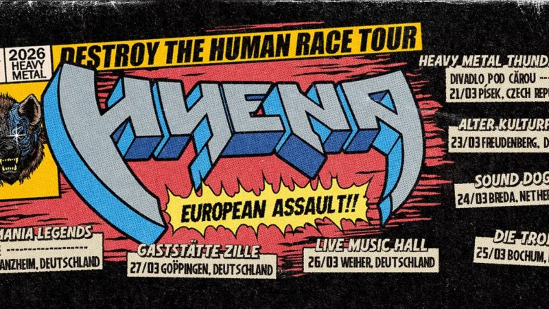 Destroy the Human Race World Tour: Hyena inicia su asalto europeo