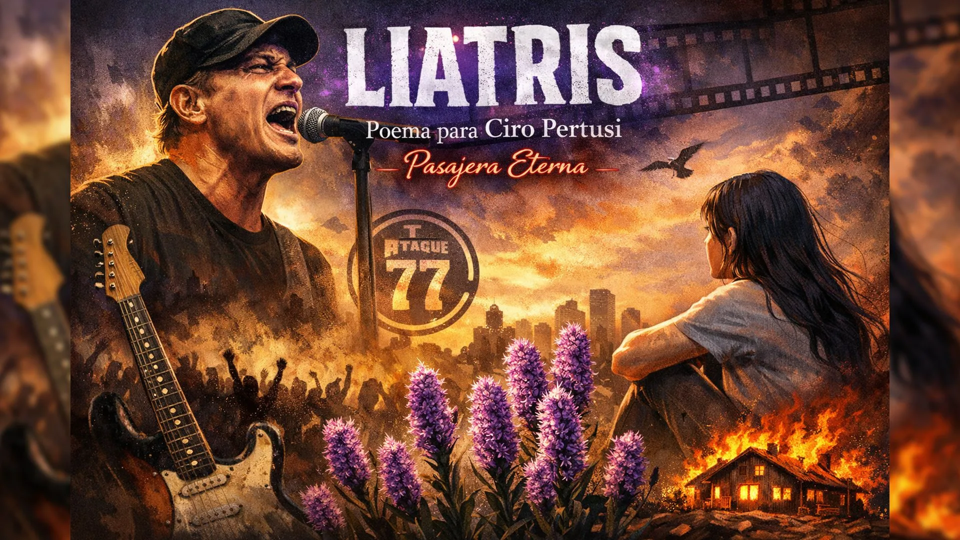 “Liatris”: un poema de Pasajera Eterna en homenaje a Ciro Pertusi