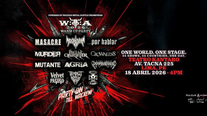 Wacken 2026 Warm Up Party en Lima: bandas, fecha y entradas oficiales