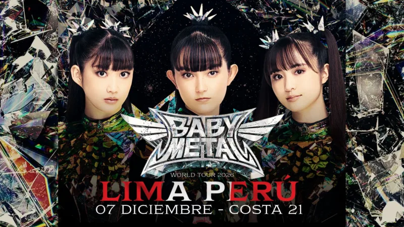BABYMETAL confirma su regreso a Lima: tocarán el 7 de diciembre en Costa 21
