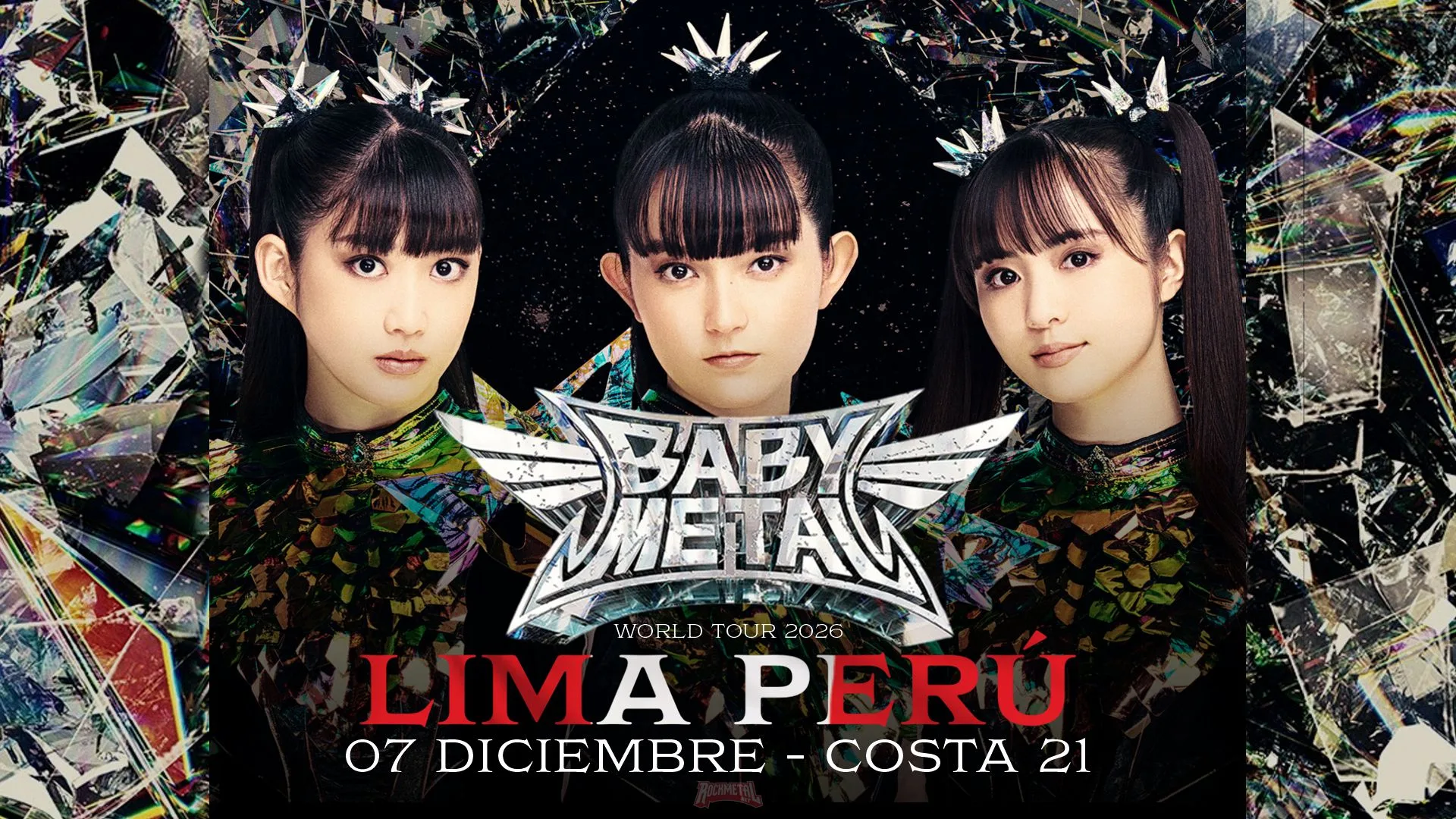 BABYMETAL confirma su regreso a Lima: tocarán el 7 de diciembre en Costa 21