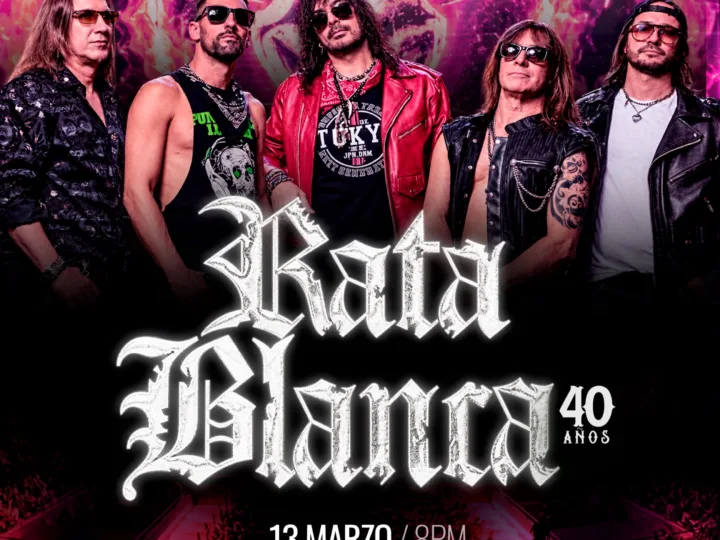 ¡RATA BLANCA CELEBRA 40 AÑOS EN LIMA!